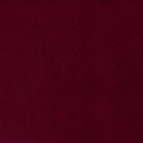 Voyage Maison Sapphire Plain Velvet Fabric in Scarlet