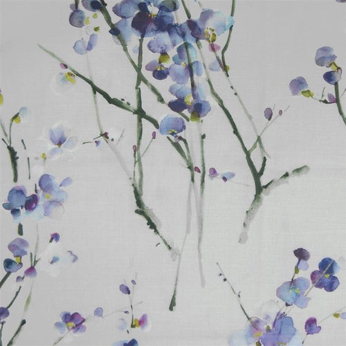 Voyage Maison Saville Printed Cotton Fabric in Violet Stone