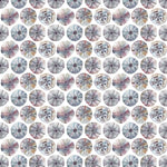 Voyage Maison Sea Urchin Printed Cotton Fabric in Abalone