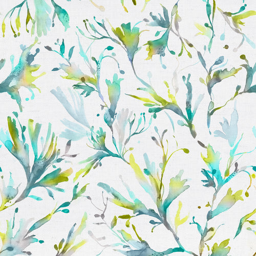 Voyage Maison Seaweed Printed Cotton Fabric in Kelpie
