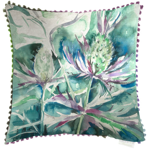 Voyage Maison Sea Printed Cushion Cover in Blue