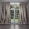 Voyage Maison Sitara Embroidered Pencil Pleat Curtains in Truffle
