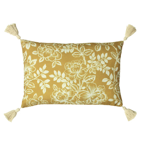 Paoletti Somerton Floral Cushion Cover in Honey