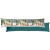 Evans Lichfield Stag Scene Draught Excluder in Teal