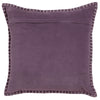 Additions Stitch Embroidered Cushion Cover in Plum