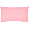 Plain Pink Cushions - Sunday Embroidered Cushion Cover Pink furn.