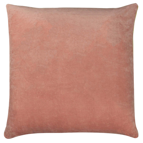 furn. Tanda Velvet Cushion Cover in Pink/Ochre