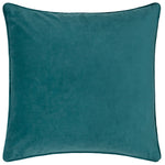 furn. Taormina Floral Piped Cushion Cover in Teal