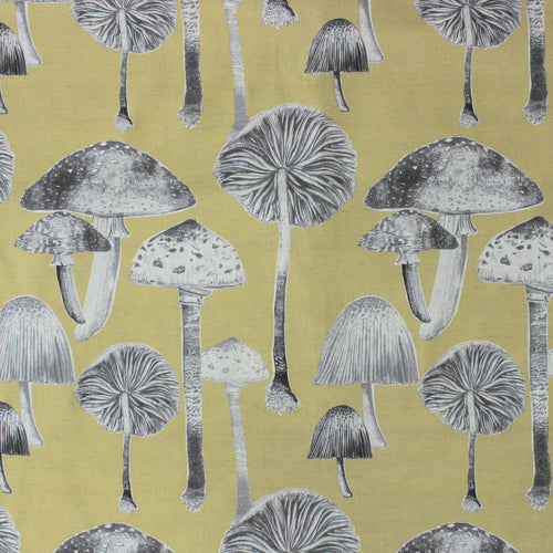 Voyage Maison Toadstools Printed Cotton Fabric in Corn