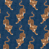 furn. Tibetan Tiger Wallpaper in Blue