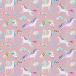 Voyage Maison Unicorn Dance Printed Cotton Fabric in Blossom