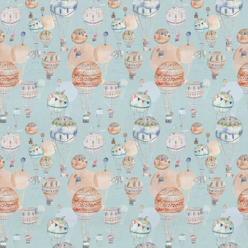 Voyage Maison Upandaway Printed Cotton Fabric in Cloud