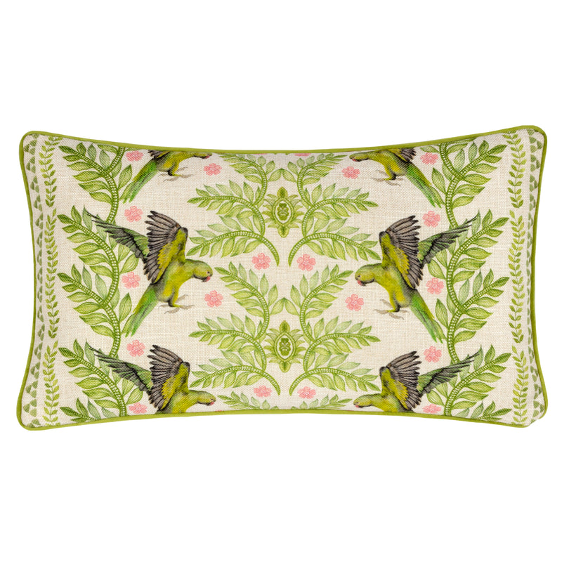 Animal Multi Cushions - Valera Pedra Parrots Tropical Cushion Cover Multicolour Wylder Tropics