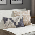 Hoem Vannes Embroidered Cushion Cover in Tofu