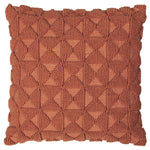 furn. Varma Geometric Cushion Cover in Brick