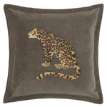Voyage Maison Waghoba Embroidered Cushion Cover in Iron