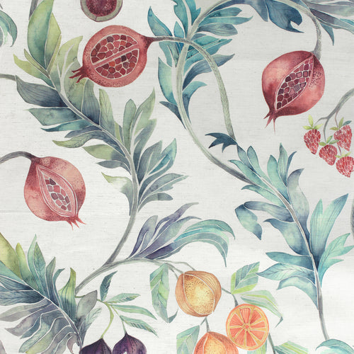 Voyage Maison Weycroft Printed Cotton Fabric in Pomegranate