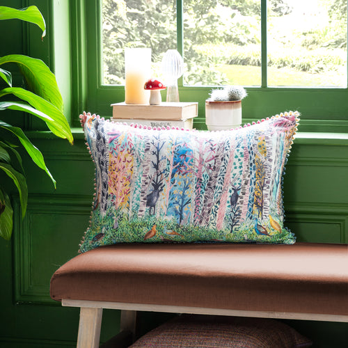 Voyage Maison Whimsical Tale Printed Cushion Cover in Dawn