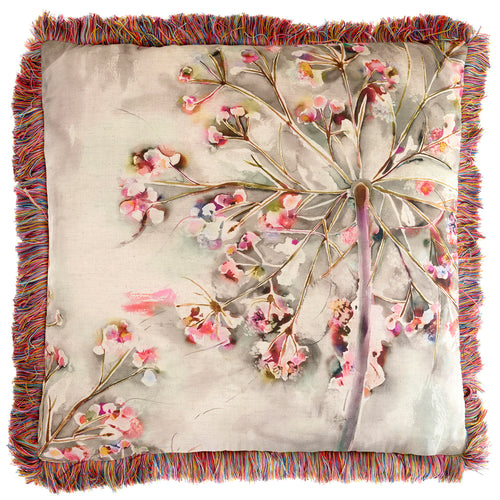 Voyage Maison Winchcombe Printed Feather Cushion in Orchid