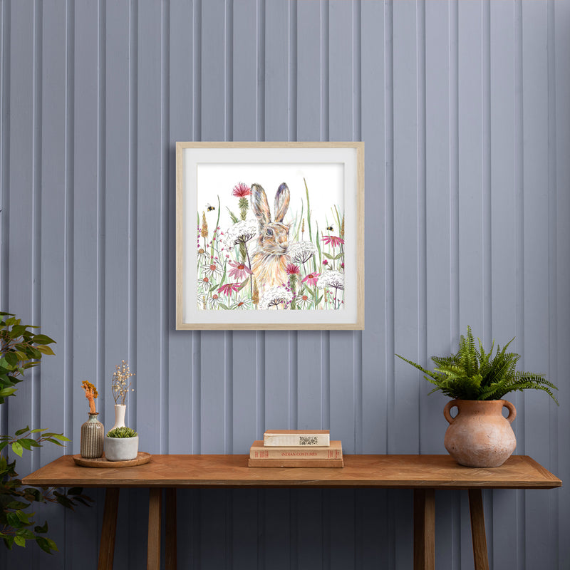 Voyage Maison Winnie Hare Framed Print in Natural