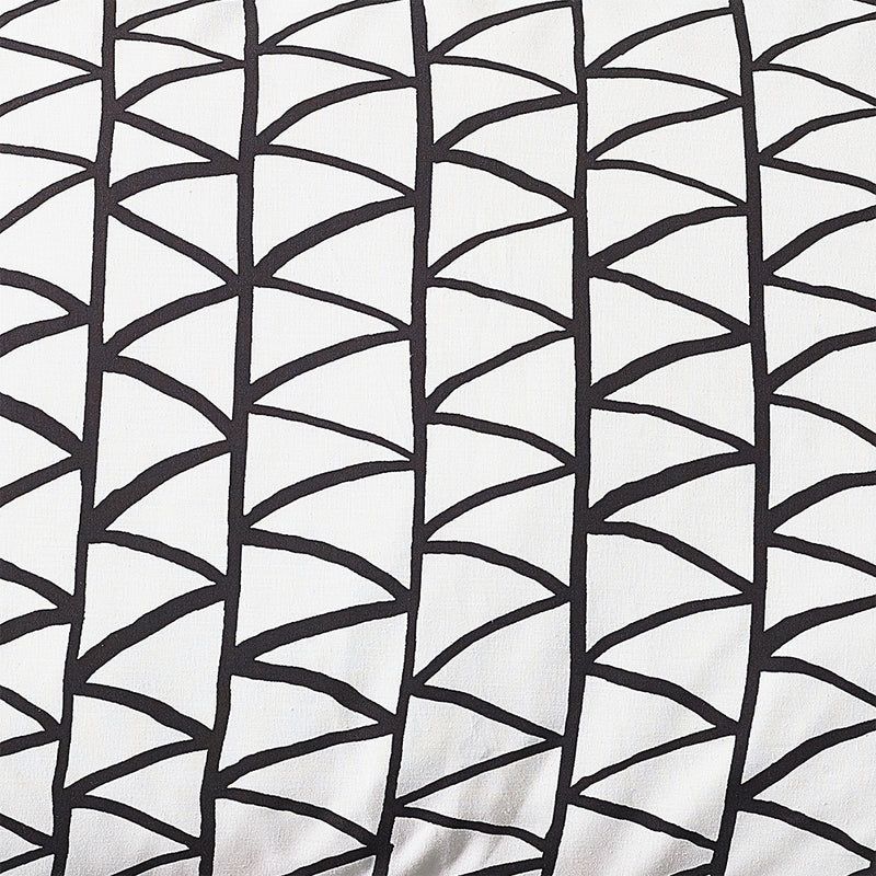 Style Lab Arizona Duvet Cover Set in White/Black