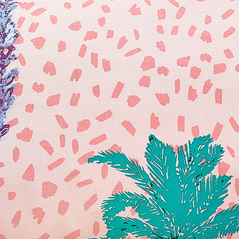 Style Lab Palmtropolis Duvet Cover Set in Pink