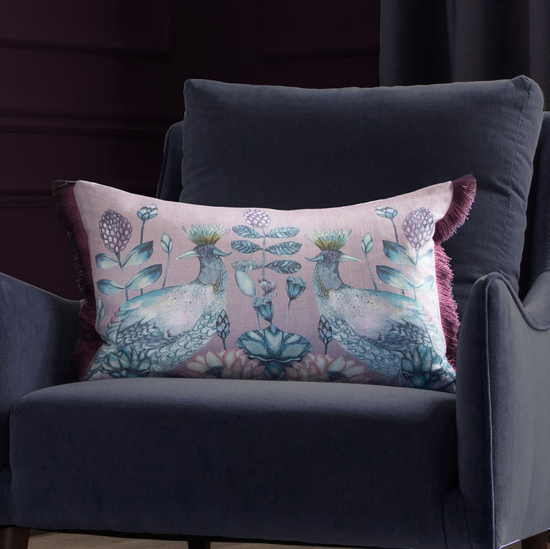 Voyage Maison Ahura Printed Cushion Cover in Mauve