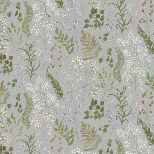 Voyage Maison Aileana Printed Cotton Fabric in Dove
