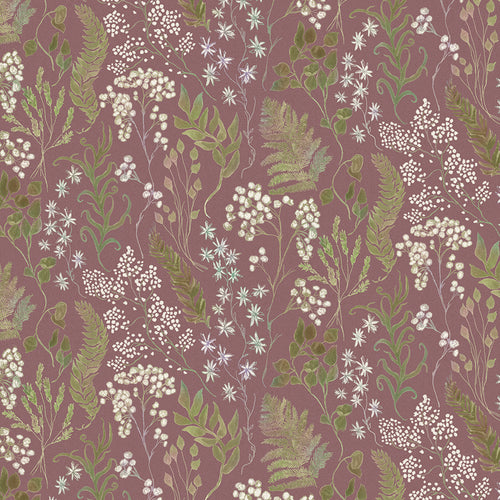 Voyage Maison Aileana Printed Cotton Fabric in Heather