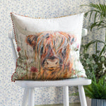 Voyage Maison Alfie Printed Cushion Cover in Linen