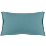 Plain Blue Cushions - Alfresco Outdoor Oxford Polyester Filled Cushion Teal Voyage Maison