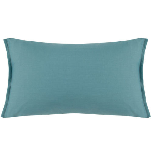 Plain Blue Cushions - Alfresco Outdoor Oxford Cushion Cover Teal Voyage Maison