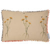 Floral Cream Cushions - Allimore Printed Feather Filled Cushion Linen Voyage Maison