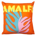 furn. Amalfi Outdoor Cushion Cover in Tangerine