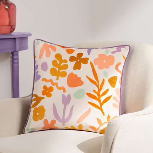 furn. Amelie Doodles Cushion Cover in Multicolour
