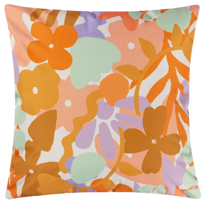 furn. Amelie Outdoor Cushion Cover in Orange/Lilac