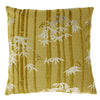 Anji Velvet Jacquard Cushion Gold
