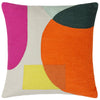 furn. Anjo Embroidered Cushion Cover in Natural/Orange