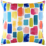 Evans Lichfield Aquarelle Dash Abstract Cushion Cover in Multicolour