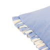 furn. Araya Striped Velvet Cushion Cover in Blue