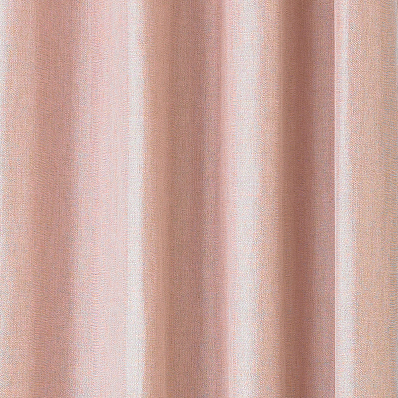 Paoletti Atlantic Twill Woven Eyelet Curtains in Blush