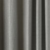 Paoletti Atlantic Twill Woven Eyelet Curtains in Grey