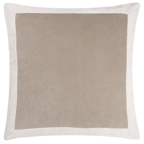 Yard Auden Linen Velvet Cushion Cover in Doe
