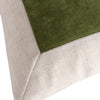 Yard Auden Linen Velvet Cushion Cover in Olive Oil