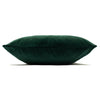 Aurora Ribbed Velvet Cushion EmeraldGreen