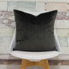 furn. Aurora Ribbed Velvet Cushion Cover in Grey