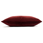 furn. Aurora Ribbed Velvet Cushion Cover in OxBlood