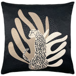 furn. Aurora Leopard Cushion Cover in Blush/Black