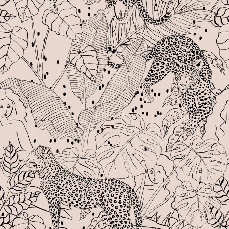 furn. Aurora Botanical Duvet Cover Set in Blush