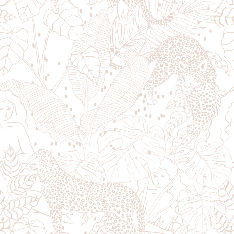 Aurora Botanical Duvet Cover Set Blush